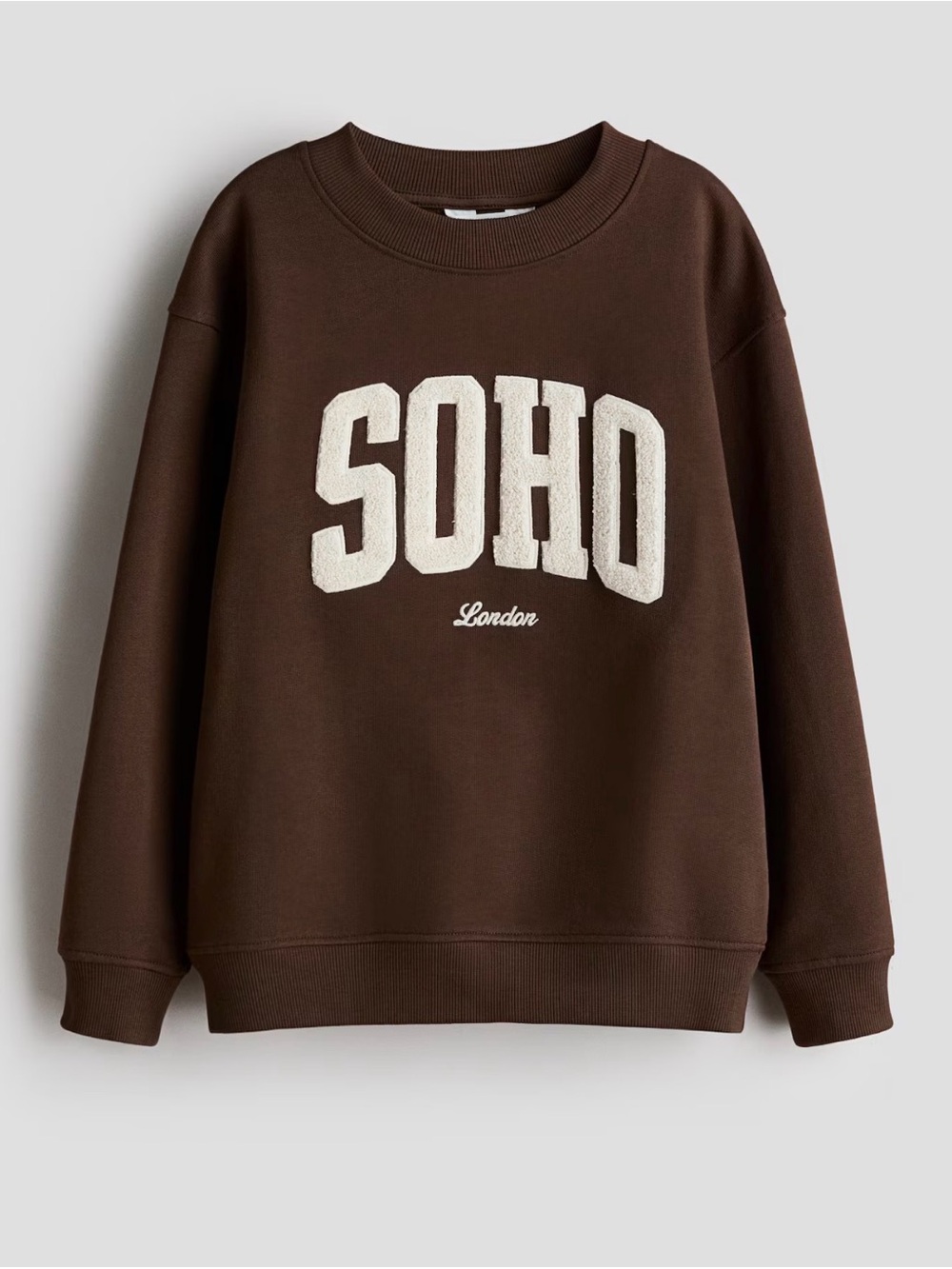 H&M SOHO London Boy’s Brown Crewneck Sweatshirt